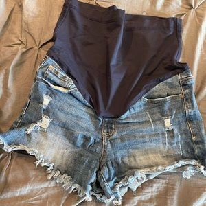 Maternity Jean Shorts